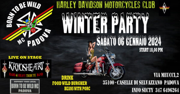 KRYOSHEART live @ Born To Be Wild MC Padova (Winter Party)